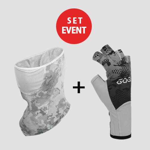 [ 한정수량 이벤트]  라이트 바라클라바 + 고글리 낚시장갑 세트  Light Balaclava + Gloves set
