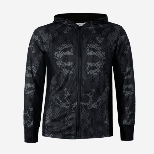 [구명조끼] 블랙카모 무늬오징어 타우 2 어선용 자동팽창식 구명조끼 + 라이트 집업후드 SET Custom Life Vest - Aori black camo + Light zip up hood
